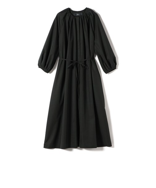 SHIPS Primary Navy Label:〈手洗い可能〉撥水 羽織 ギャザー ワンピース