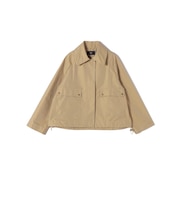 SHIPS Colors:〈手洗い可能〉TC シャンブレー ブルゾン