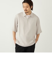 《予約》SHIPS Colors:〈吸水速乾〉マルチファンクション ジョーゼット ポロシャツ◆