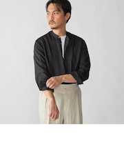 【SHIPS別注】Salvatore Piccolo バンドカラー プルオーバー リネン シャツ