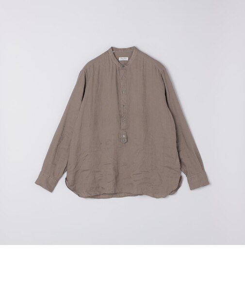 【SHIPS別注】Salvatore Piccolo バンドカラー プルオーバー リネン シャツ