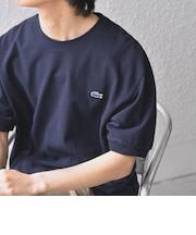 【SHIPS any別注】LACOSTE: ワンポイント ロゴ ピケ クルーネック Tシャツ 26SS◆