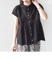 《予約》SHIPS Colors:〈手洗い可能〉コットン ピンタック ジョイント シャツ2◆