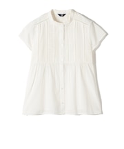 《予約》SHIPS Colors:〈手洗い可能〉コットン ピンタック ジョイント シャツ2◆