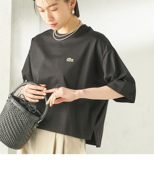 SHIPS別注】LACOSTE:〈手洗い可能〉五分袖 TEE SHIPS別注】LACOSTE:〈手洗い可能〉五分袖 TEE｜シップスの通販｜&mall