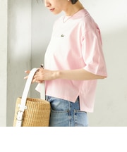 《予約》【SHIPS別注】LACOSTE:〈手洗い可能〉五分袖 TEE