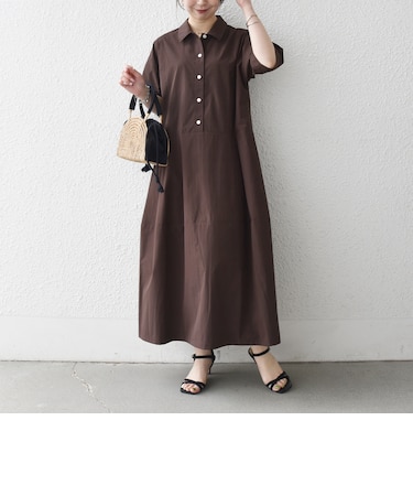 《予約》SHIPS any:〈洗濯機可能〉タイプライター ボリューム シャツ ワンピース 2