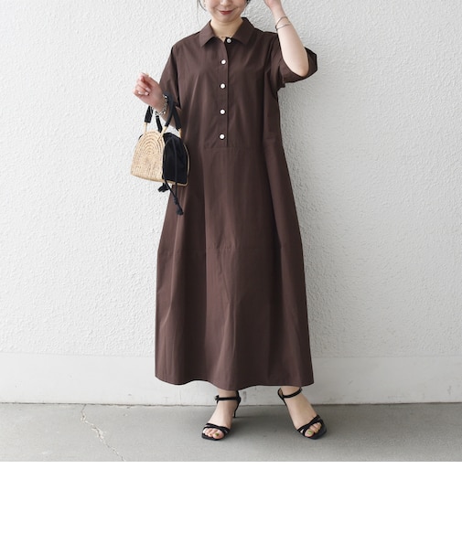 《予約》SHIPS any:〈洗濯機可能〉タイプライター ボリューム シャツ ワンピース 2