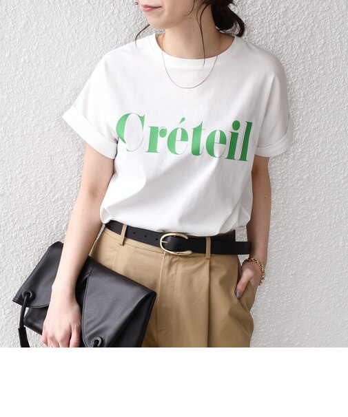 SHIPS Colors:〈接触冷感・UVカット〉ビッグロゴ ドルマン Tシャツ