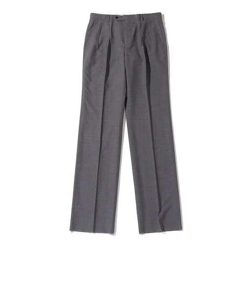 Southwick: CHATHAM ウール トロピカル 2プリーツ トラウザーズ