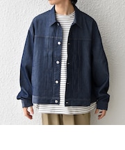 SHIPS any: ライト メッシュ デニム リラックス ジャケット(セットアップ対応)◆