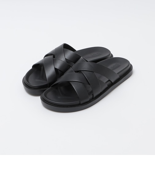 《予約》SHIPS Colors:クロス ストラップ サンダル◆