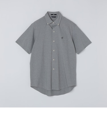 【WEB限定】SHIPS: 〈吸水速乾〉ドライピケ ワンポイント ロゴ ボダンダウン シャツ