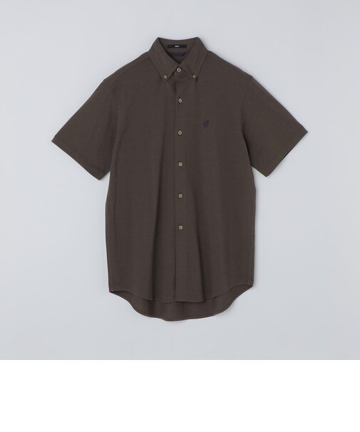 【WEB限定】SHIPS: 〈吸水速乾〉ドライピケ ワンポイント ロゴ ボダンダウン シャツ