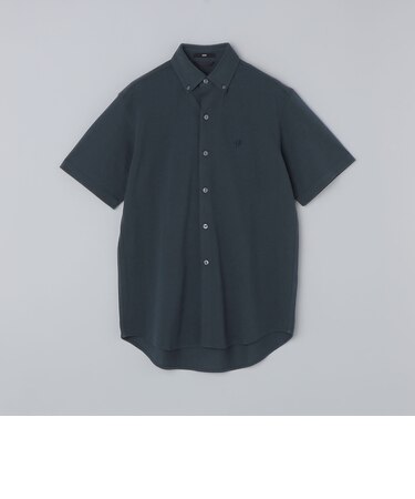 【WEB限定】SHIPS: 〈吸水速乾〉ドライピケ ワンポイント ロゴ ボダンダウン シャツ