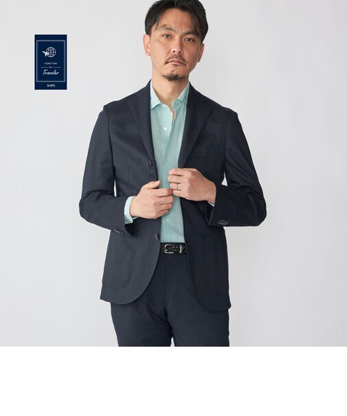 SHIPS:〈FUNCTION/手洗い可能〉ラミー ブレンド ジャケット(セットアップ対応)