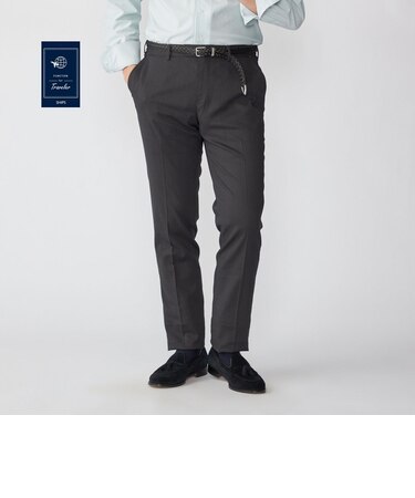 SHIPS:〈FUNCTION/手洗い可能〉ラミー ブレンド スラックス(セットアップ対応)