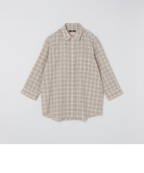 SHIPS: RAYMOND チェック レギュラーカラー 7スリーブ シャツ