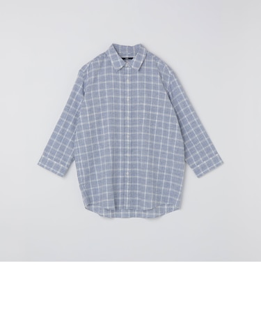 SHIPS: RAYMOND チェック レギュラーカラー 7スリーブ シャツ