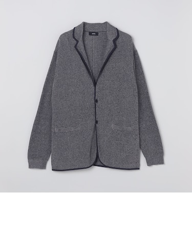 SHIPS:〈接触冷感/ 手洗い可能〉 リネン クール ニット ジャケット