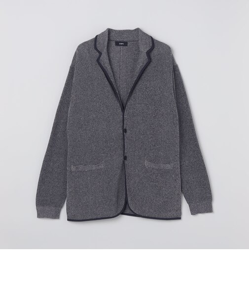 SHIPS:〈接触冷感/ 手洗い可能〉 リネン クール ニット ジャケット
