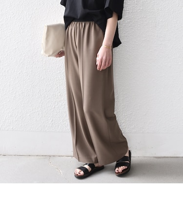 《予約》SHIPS Colors:〈手洗い可能〉PL/PU ゴム パンツ◆