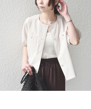 《予約》SHIPS Colors:〈接触冷感・UVカット・撥水〉マルチファンクション 羽織 シャツ◆