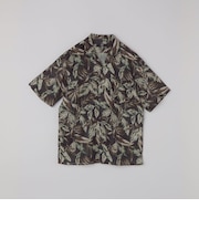 《予約》SHIPS Colors:〈洗濯機可能〉メッシュ プリント シャツ◆