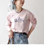 《予約》【SHIPS any別注】MONMIMI:〈洗濯機可能〉ロゴ プリント ロンTEE 26SS