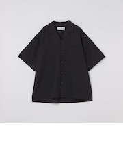 City Ambient Products: オープンカラー コットン リネン ショートスリーブ シャツ