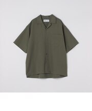 City Ambient Products: オープンカラー コットン リネン ショートスリーブ シャツ