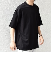 SHIPS any:〈遮熱〉SOLAMENT(R) セミ モックネック リラックス Tシャツ◆