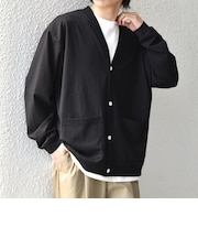 SHIPS any:〈遮熱〉SOLAMENT(R) リラックス ポケット Vネック カーディガン◆