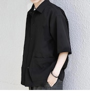 SHIPS any:〈撥水/軽量/ストレッチ〉SOLOTEX(R) シアサッカー キャンプポケット シャツ 26SS◆