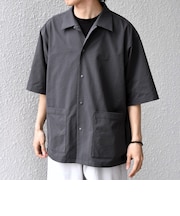 SHIPS any:〈撥水/軽量/ストレッチ〉SOLOTEX(R) シアサッカー キャンプポケット シャツ 26SS◆
