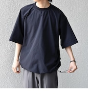 SHIPS any:〈撥水/軽量/ストレッチ〉SOLOTEX(R) シアサッカー スピンドル Tシャツ 26SS◆