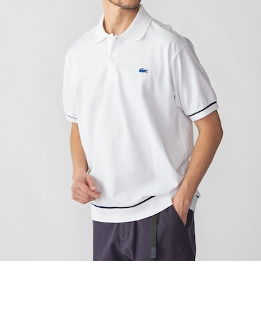【SHIPS別注】LACOSTE: シャンティイー トリム ポロシャツ