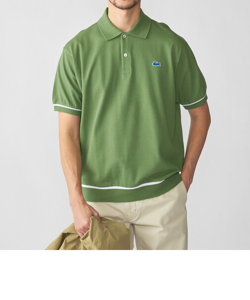 【SHIPS別注】LACOSTE: シャンティイー トリム ポロシャツ