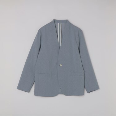 《予約》SHIPS Colors:〈遮熱・吸水速乾〉ファンクショナル ノーカラー ジャケット◆