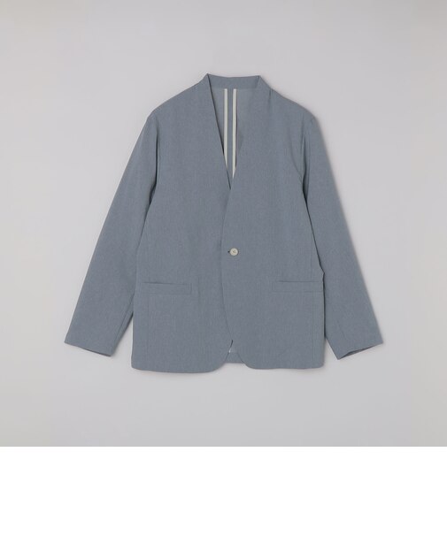 《予約》SHIPS Colors:〈遮熱・吸水速乾〉ファンクショナル ノーカラー ジャケット◆