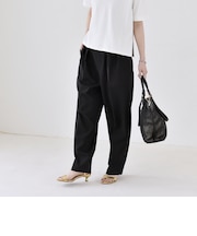 《予約》quaranciel:〈洗濯機可能〉CALCULO(R)使用 イージー テーパード パンツ