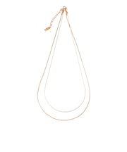 SHIPS Colors:サージカルステンレス ツイン ライン ネックレス