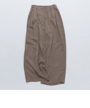 AMOMENTO: CUPRO 2TUCK WIDE PANTS