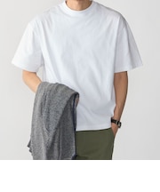 SHIPS: スビン ギザ コットン ショートスリーブ Tシャツ