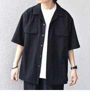 SHIPS any:〈通気性/遮熱/吸水速乾〉CALCULO(R) サマー トロピカル ポケット シャツ(セットアップ対応)◆