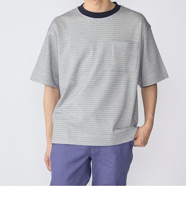 SHIPS: ジオメトリック リラックス ポケット Tシャツ