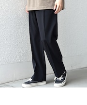 SHIPS any:〈通気性/遮熱/吸水速乾〉CALCULO(R) サマー トロピカル 2タック イージー パンツ(セットアップ対応)26SS◆