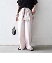 《予約》SHIPS any:〈洗濯機可能〉マルチストライプ パジャマ パンツ