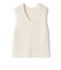 SHIPS Colors:〈手洗い可能〉チュールヤーン ミックス Vネック ベスト