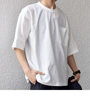 SHIPS any: SOLOTEX(R) バックピケ  リラックス ポケット Tシャツ 26SS◇